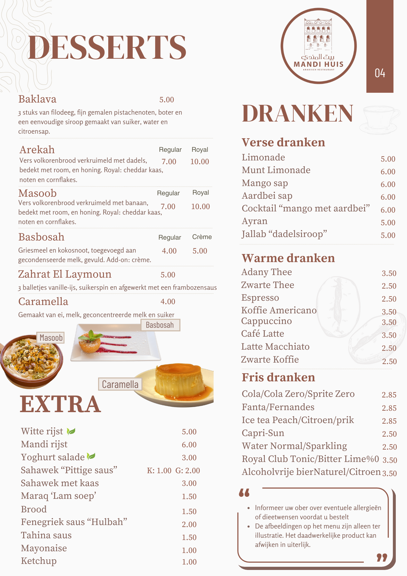 Nederlands Menu Pagina 4